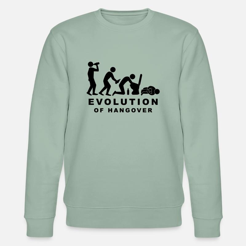 Evolution Hangover - Sweat bio CHANGER Stanley/Stella Unisexe - vert de gris clair