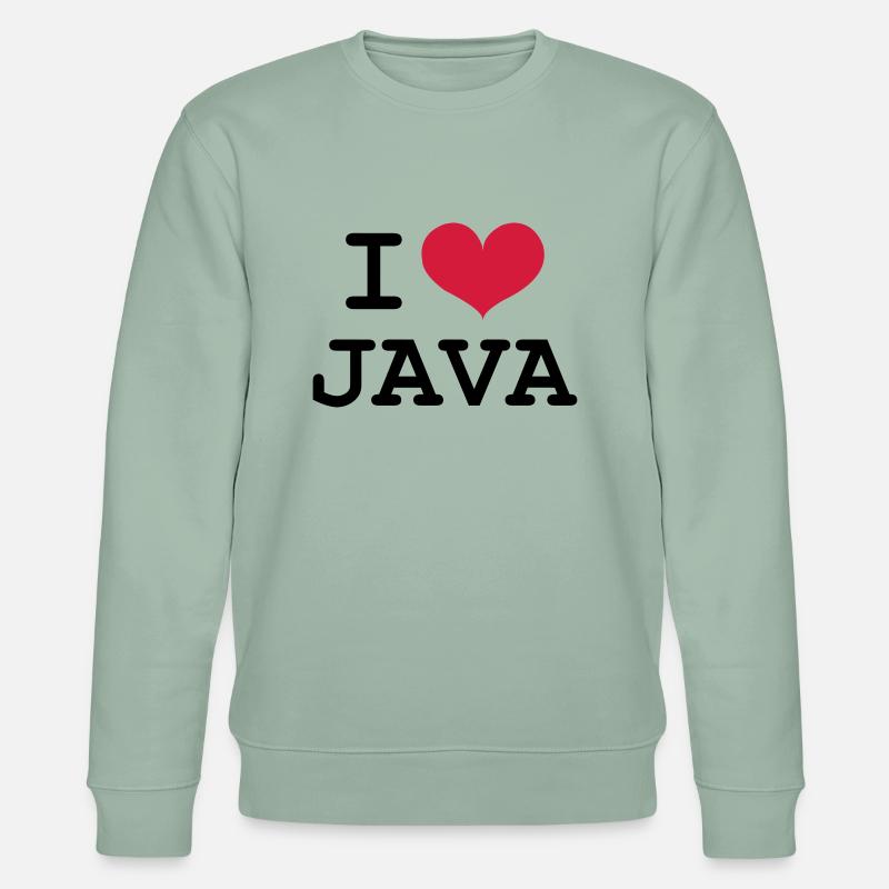 I Love Java - Sweat bio CHANGER Stanley/Stella Unisexe - vert de gris clair