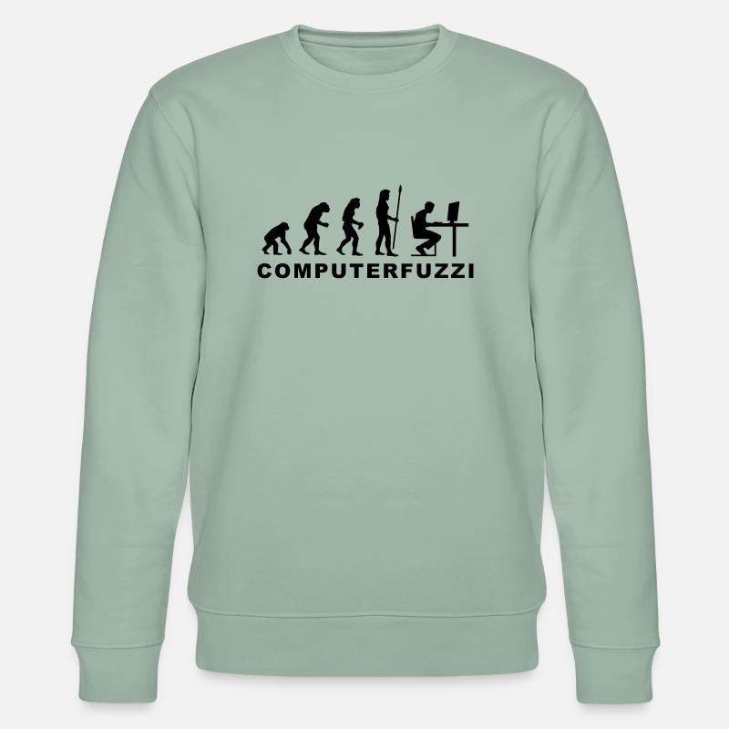 evolution_computerfuzzi - Stanley/Stella CHANGER Unisex Organic Sweatshirt - aloe
