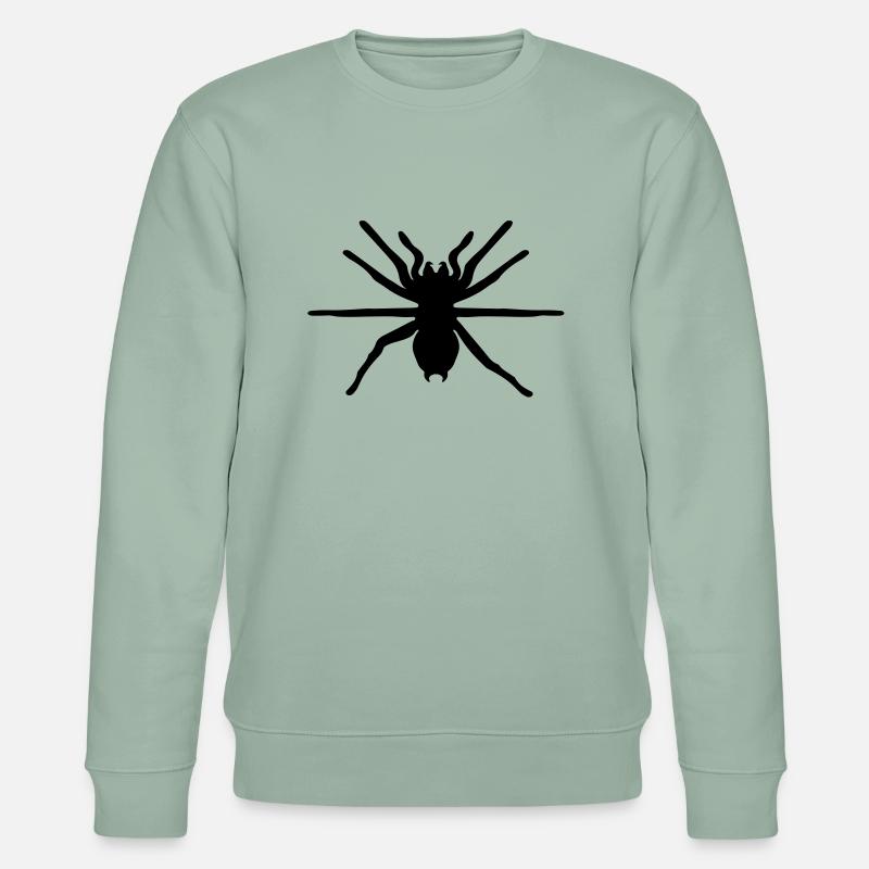 spinne - Stanley/Stella Unisex Bio-Sweatshirt CHANGER  - Helles Graugrün