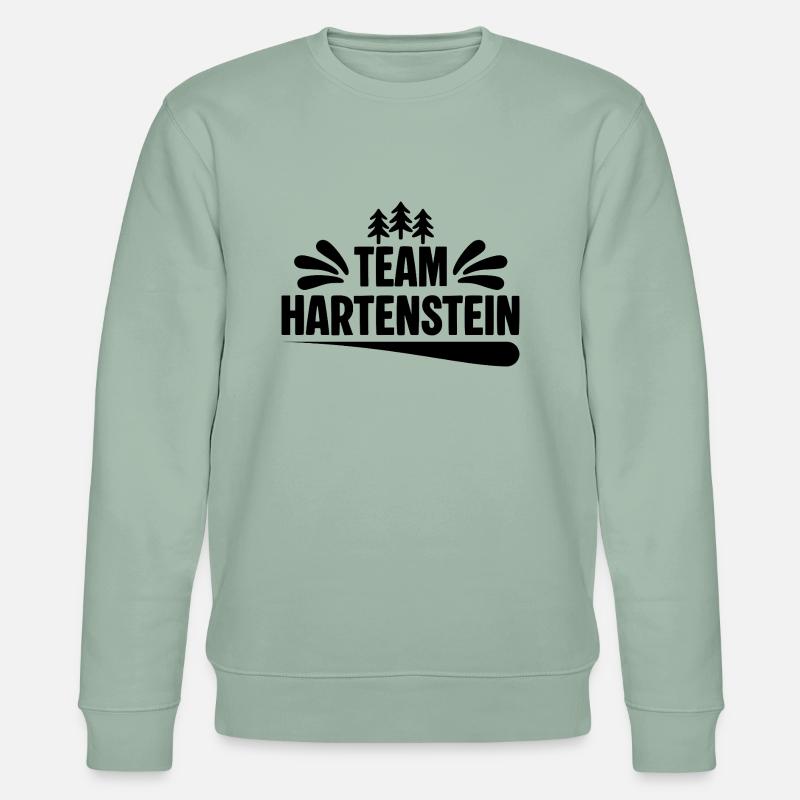Team Hartenstein - Stanley/Stella Unisex Bio-Sweatshirt CHANGER - Helles Graugrün