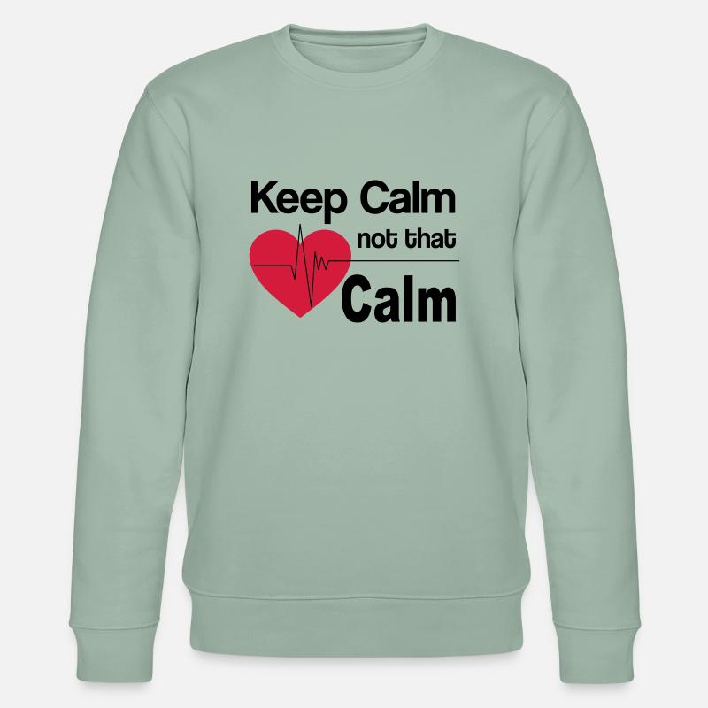 keep calm doc - Sweat bio CHANGER Stanley/Stella Unisexe - vert de gris clair