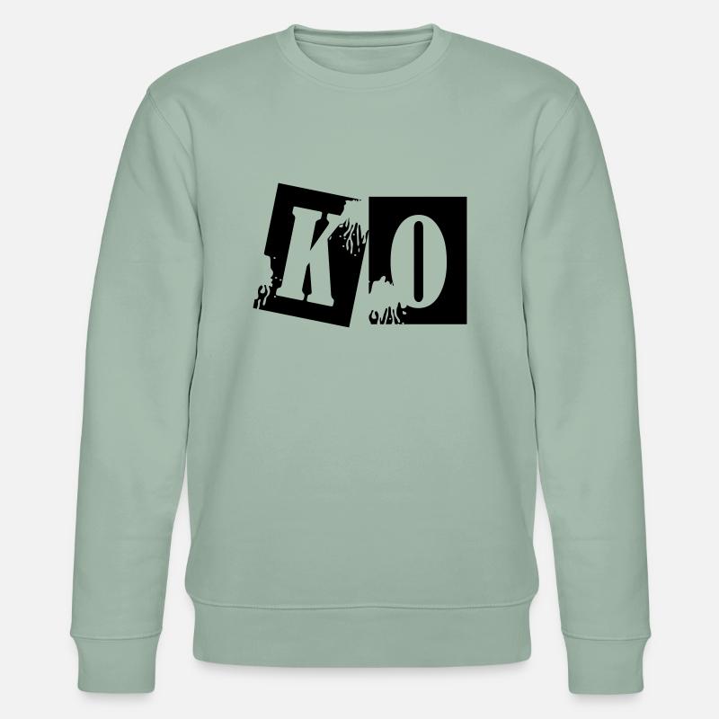 ko_boxing_01 - Stanley/Stella Unisex Bio-Sweatshirt CHANGER  - Helles Graugrün