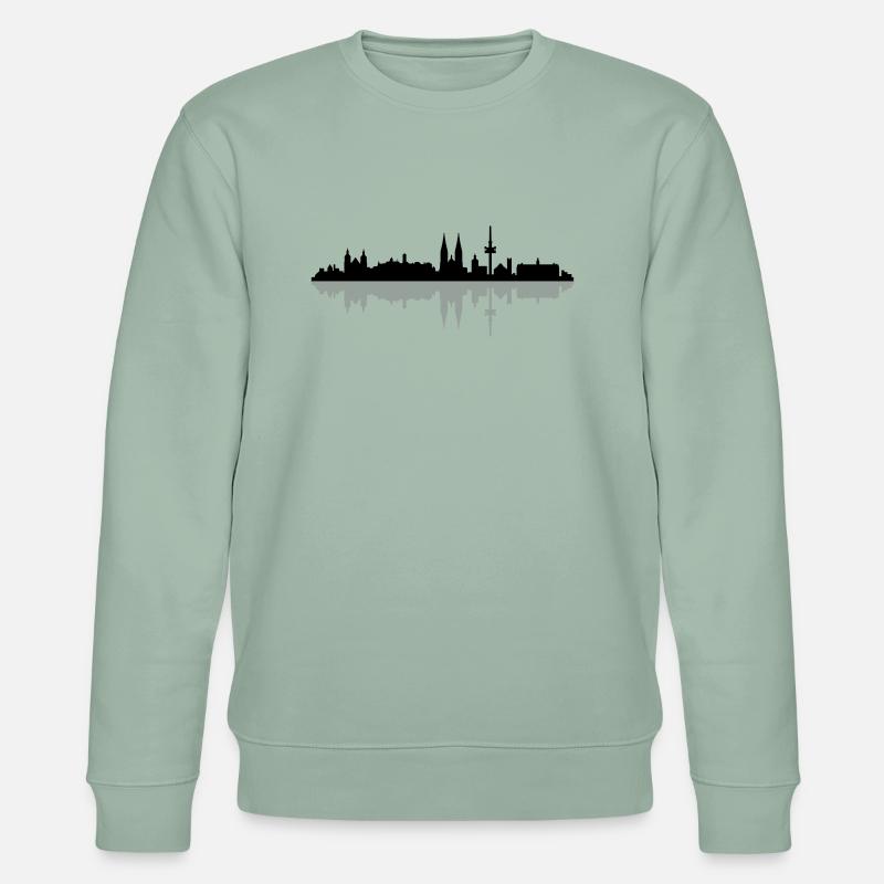 Skyline Regensburg - Stanley/Stella Unisex Bio-Sweatshirt CHANGER  - Helles Graugrün