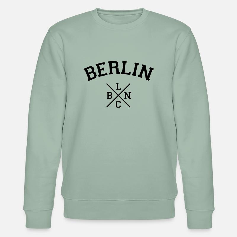 Berlin - BLNC - Sweat bio CHANGER Stanley/Stella Unisexe - vert de gris clair