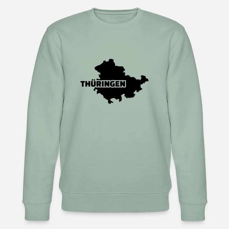 Thüringen - Stanley/Stella Unisex Bio-Sweatshirt CHANGER  - Helles Graugrün