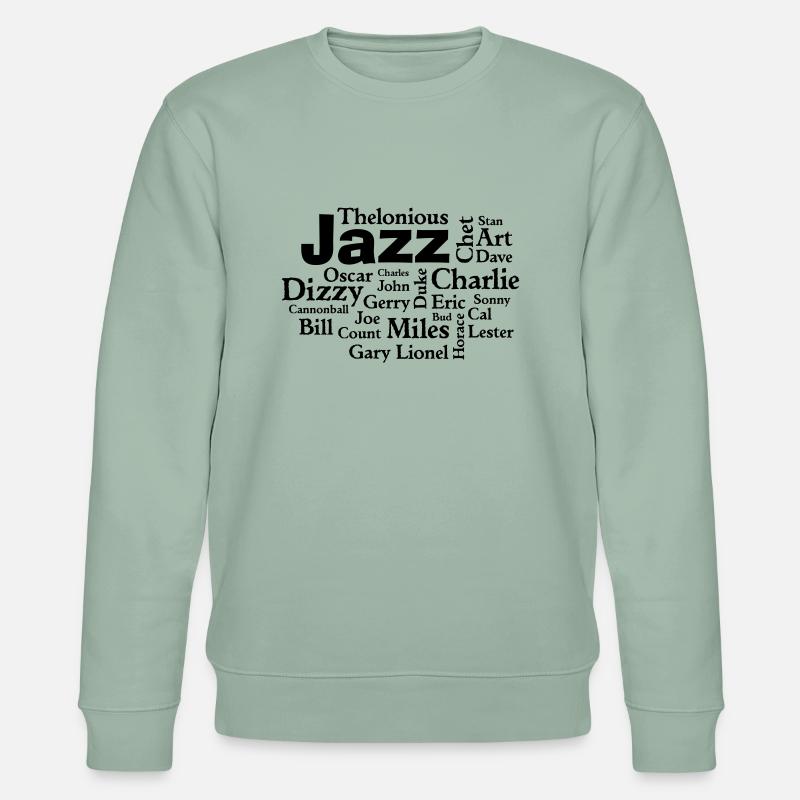 Jazz Greats - Stanley/Stella Unisex Bio-Sweatshirt CHANGER  - Helles Graugrün