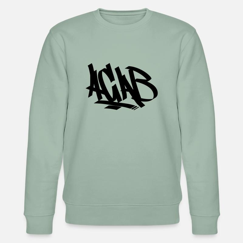 Acab - Stanley/Stella Unisex Bio-Sweatshirt CHANGER  - Helles Graugrün