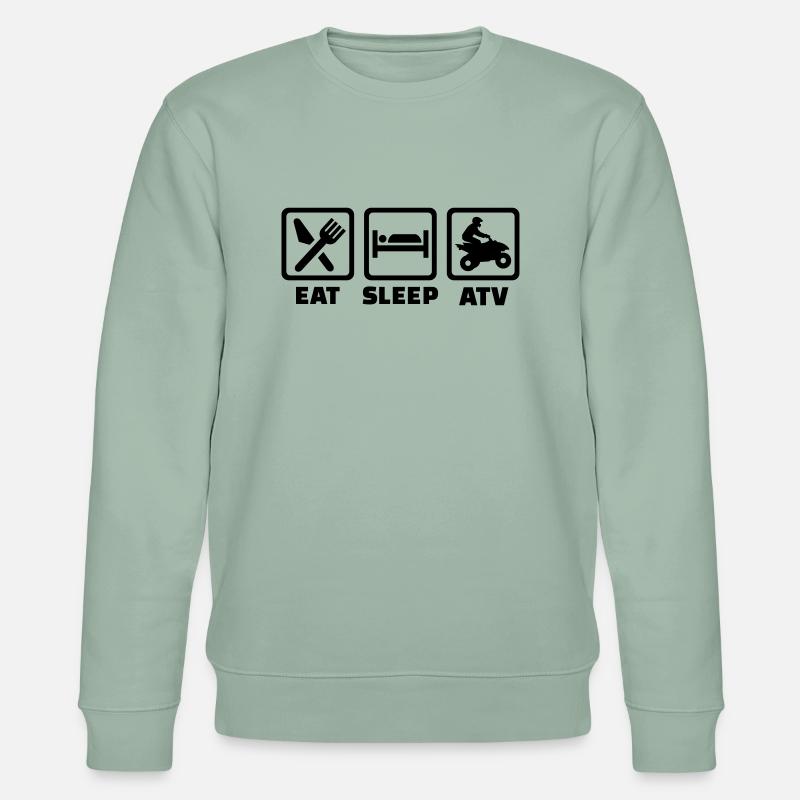 ATV - Stanley/Stella Unisex Bio-Sweatshirt CHANGER  - Helles Graugrün