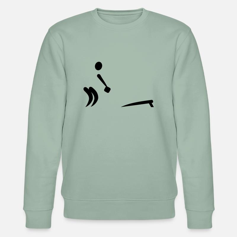Cornhole - Stanley/Stella Unisex Bio-Sweatshirt CHANGER  - Helles Graugrün