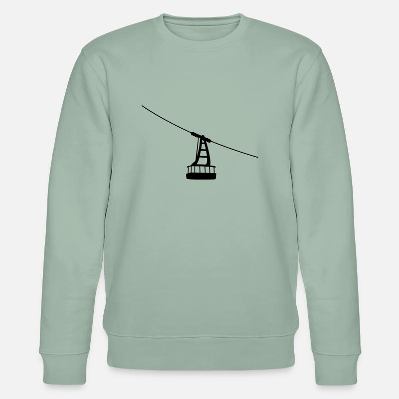 Die Gondel - Stanley/Stella Unisex Bio-Sweatshirt CHANGER  - Helles Graugrün