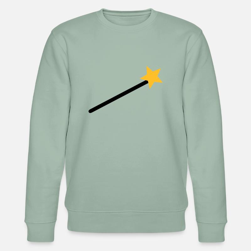 Zauberer - Stanley/Stella Unisex Bio-Sweatshirt CHANGER  - Helles Graugrün