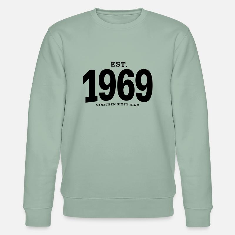 EST. 1969 Nineteen Sixty Nine - Stanley/Stella Unisex Bio-Sweatshirt CHANGER  - Helles Graugrün
