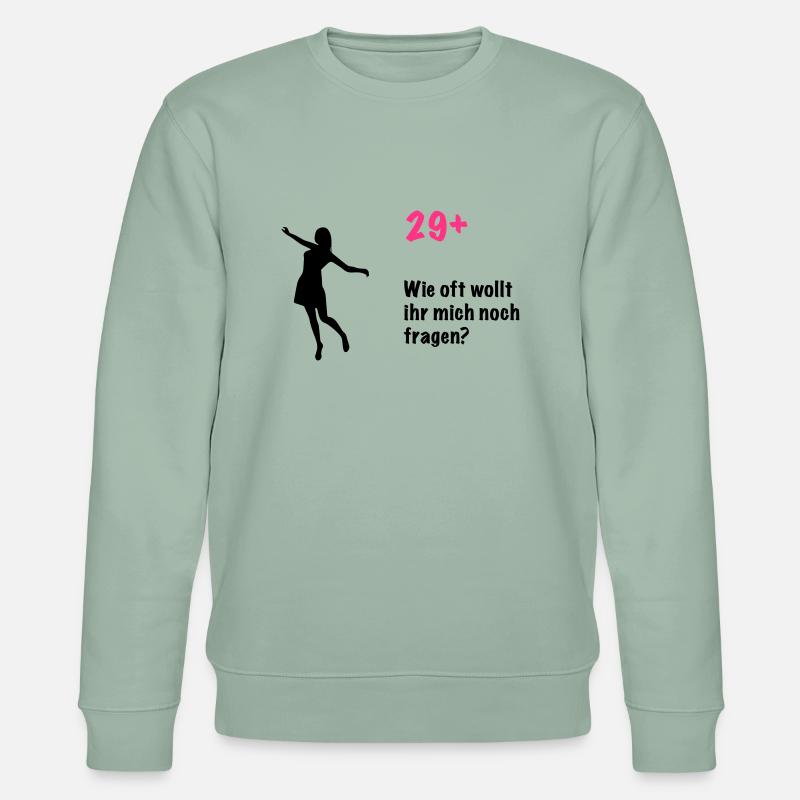 29plus - Stanley/Stella Unisex Bio-Sweatshirt CHANGER  - Helles Graugrün