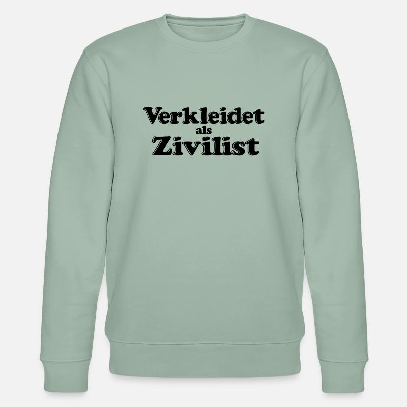 Verkleidet als Zivilist - Stanley/Stella Unisex Bio-Sweatshirt CHANGER  - Helles Graugrün