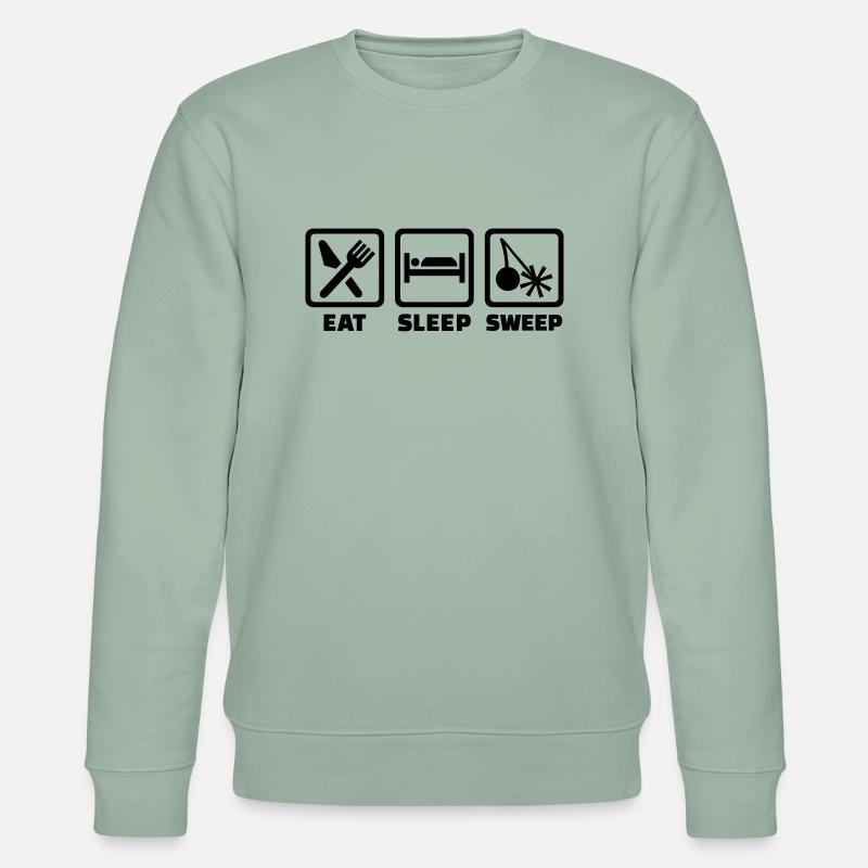 Schornsteinfeger - Stanley/Stella Unisex Bio-Sweatshirt CHANGER  - Helles Graugrün