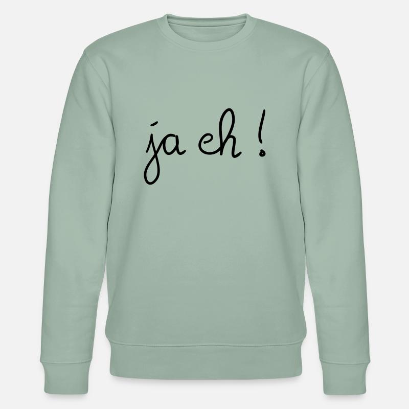 Ja eh! - Stanley/Stella Unisex Bio-Sweatshirt CHANGER  - Helles Graugrün