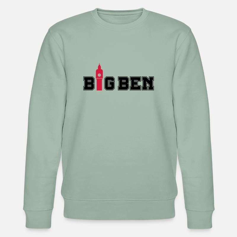 big_ben_02 - Stanley/Stella Unisex Bio-Sweatshirt CHANGER  - Helles Graugrün