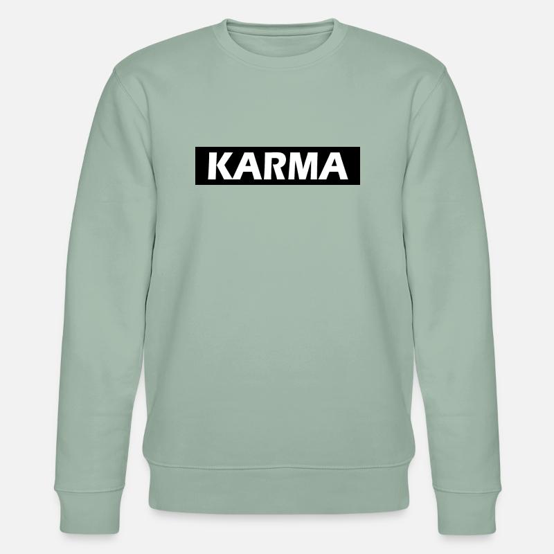 Karma - Stanley/Stella Unisex Bio-Sweatshirt CHANGER  - Helles Graugrün