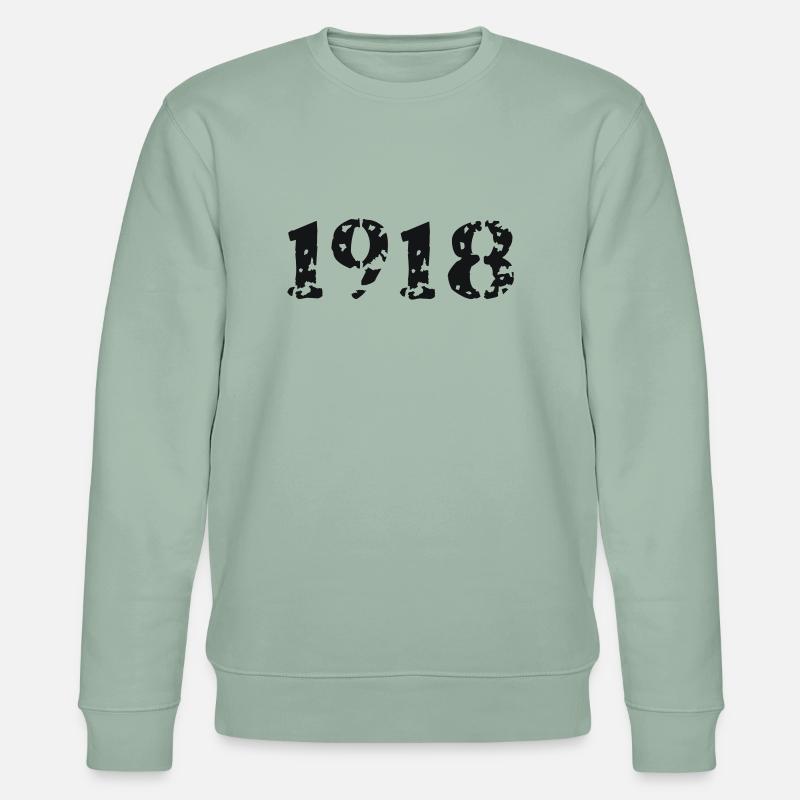 1918 - Stanley/Stella Unisex Bio-Sweatshirt CHANGER  - Helles Graugrün