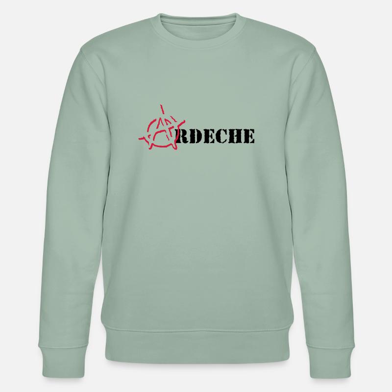 Anarchy Ardeche - Sweat bio CHANGER Stanley/Stella Unisexe - vert de gris clair