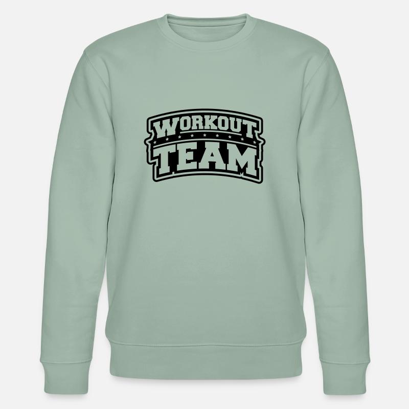 workout_team_dx1 - Stanley/Stella Unisex Bio-Sweatshirt CHANGER  - Helles Graugrün