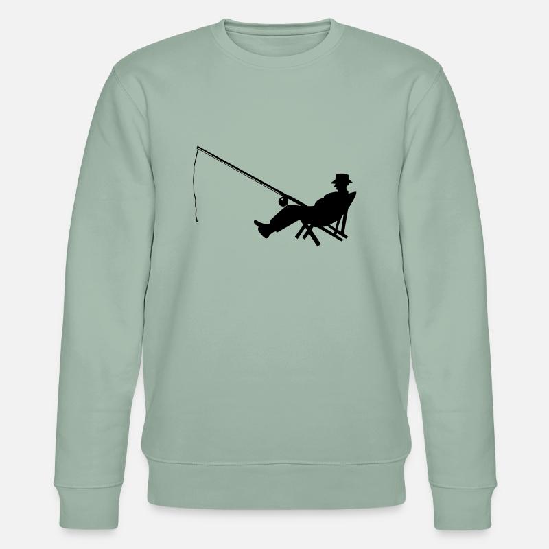 angler_01 - Stanley/Stella Unisex Bio-Sweatshirt CHANGER  - Helles Graugrün