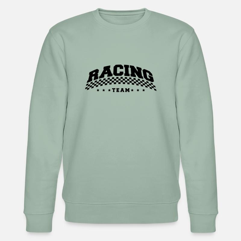 racing_team_design_1 - Stanley/Stella Unisex Bio-Sweatshirt CHANGER  - Helles Graugrün