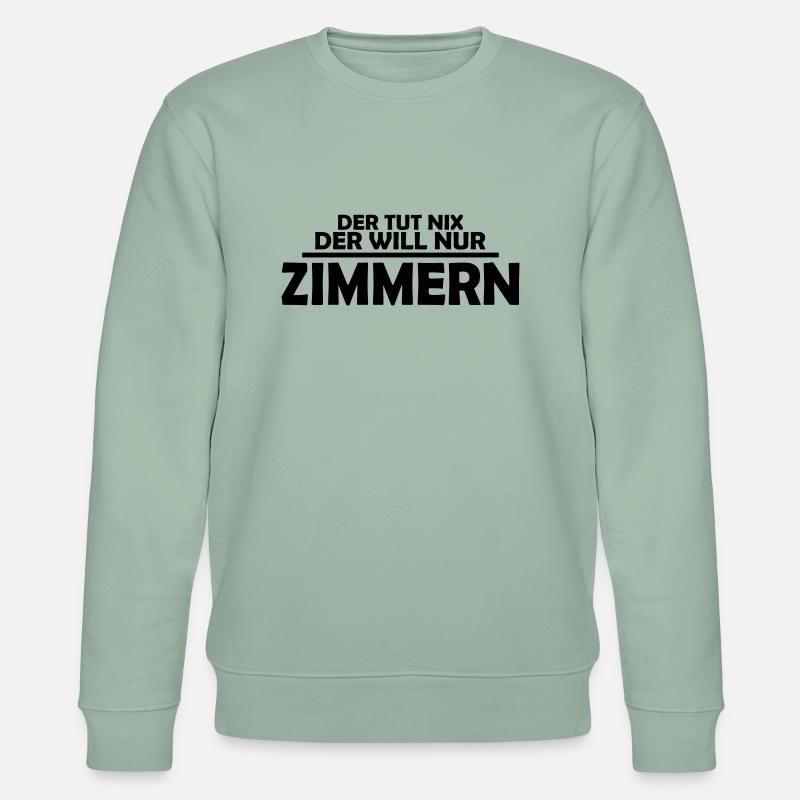 zimmern - Stanley/Stella Unisex Bio-Sweatshirt CHANGER  - Helles Graugrün