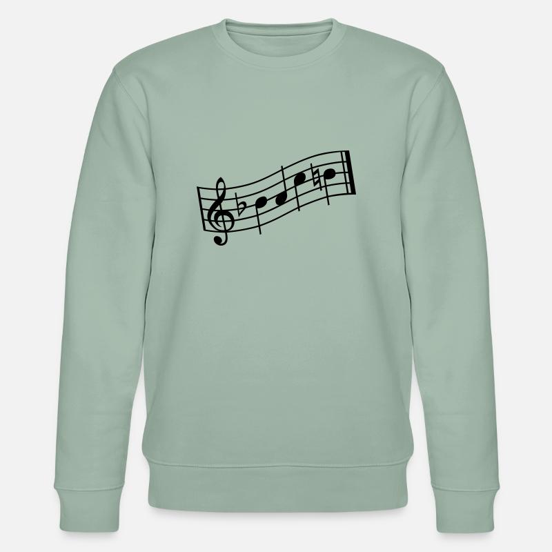 bach - Stanley/Stella Unisex Bio-Sweatshirt CHANGER  - Helles Graugrün