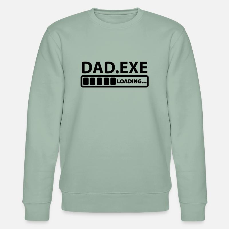 dad exe loading - Stanley/Stella Unisex Bio-Sweatshirt CHANGER  - Helles Graugrün