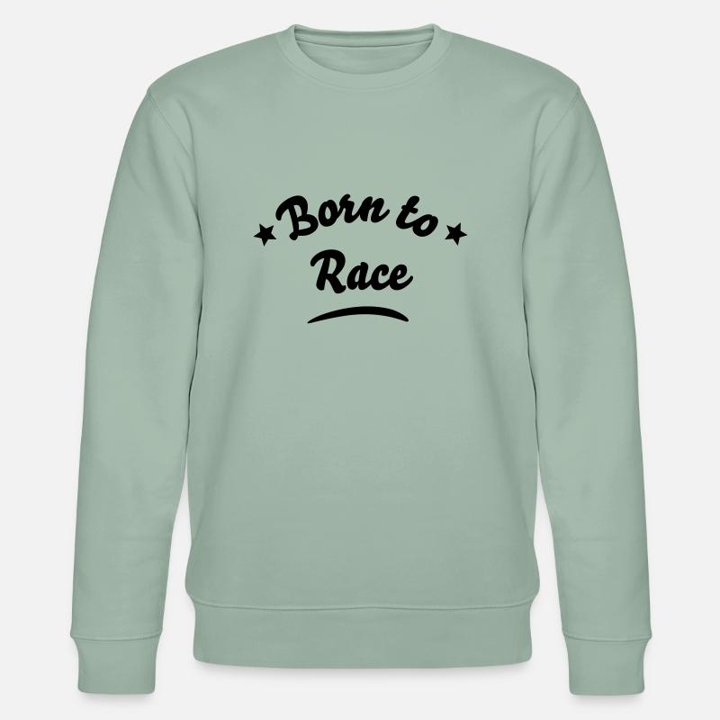 born to race 01 - Sweat bio CHANGER Stanley/Stella Unisexe - vert de gris clair