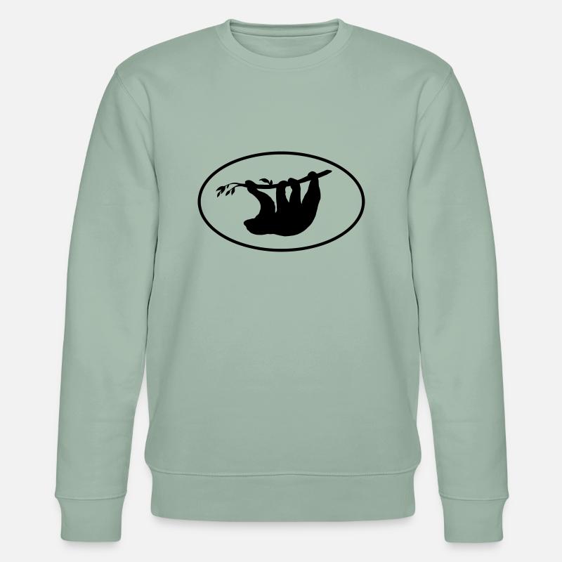 faultier - Stanley/Stella Unisex Bio-Sweatshirt CHANGER  - Helles Graugrün