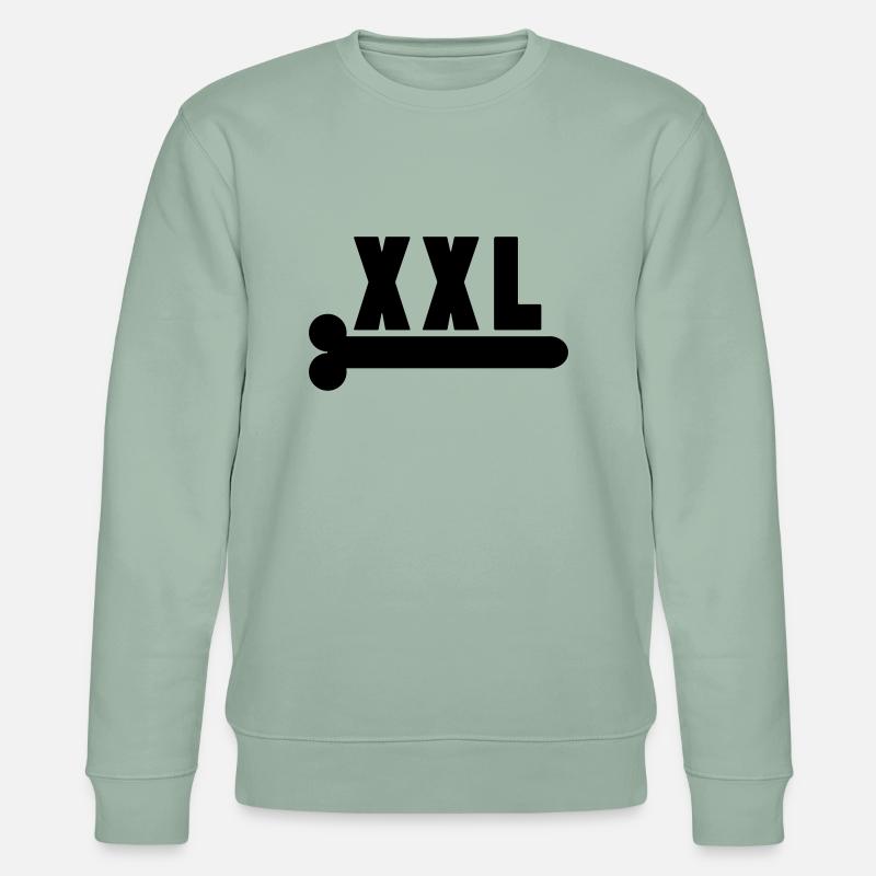 xxl penis - Stanley/Stella Unisex Bio-Sweatshirt CHANGER  - Helles Graugrün