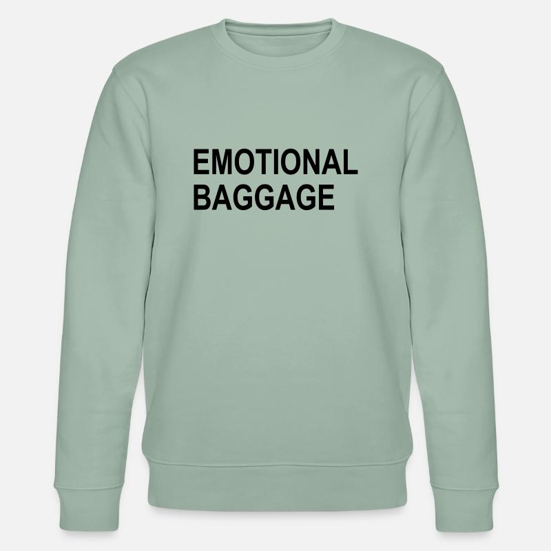 2541614 123402281 baggage émotionnel - Sweat bio CHANGER Stanley/Stella Unisexe - vert de gris clair