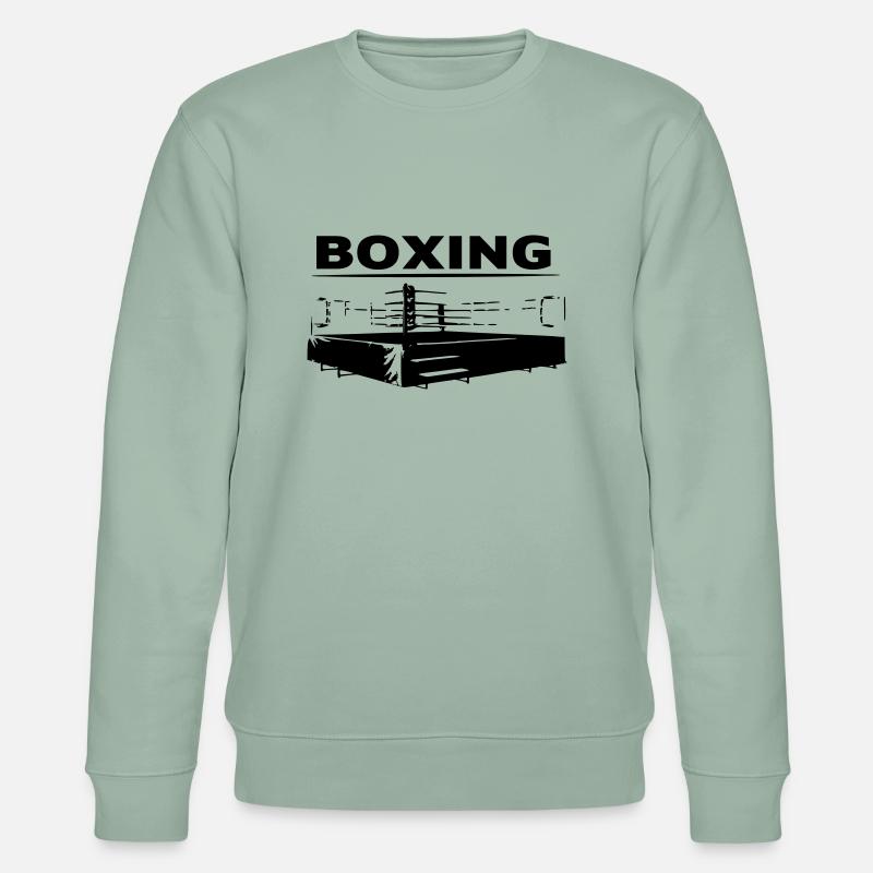 Boxing | Boxring - Stanley/Stella Unisex Bio-Sweatshirt CHANGER  - Helles Graugrün