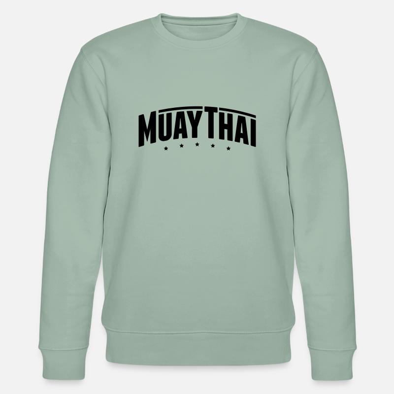 muay_thai_gn1 - Stanley/Stella Unisex Bio-Sweatshirt CHANGER  - Helles Graugrün