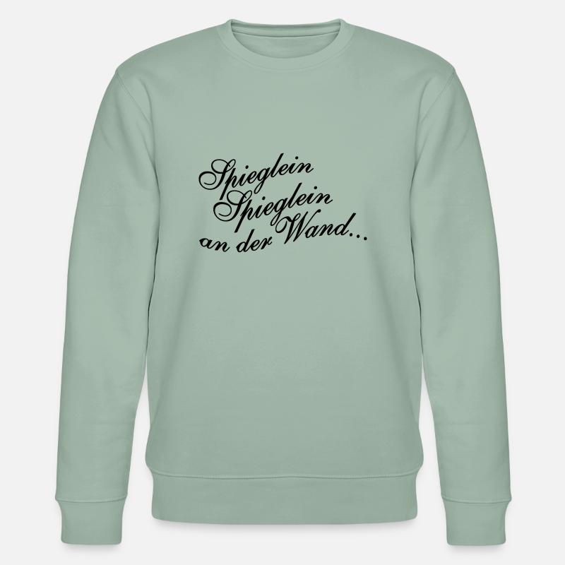 Spieglein Spieglein an der Wand - Stanley/Stella Unisex Bio-Sweatshirt CHANGER - Helles Graugrün