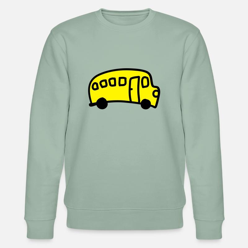 Bus - Stanley/Stella Unisex Bio-Sweatshirt CHANGER  - Helles Graugrün