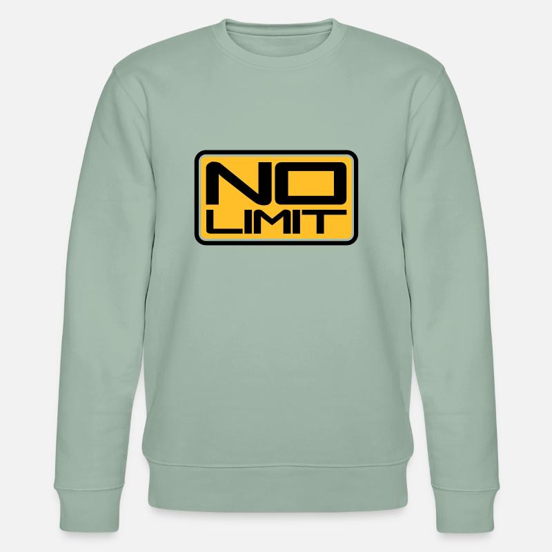 No Limit Shield - Stanley/Stella Unisex Bio-Sweatshirt CHANGER  - Helles Graugrün
