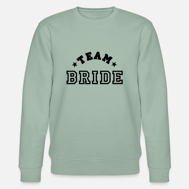 team bride - Stanley/Stella Unisex Bio-Sweatshirt CHANGER  - Helles Graugrün