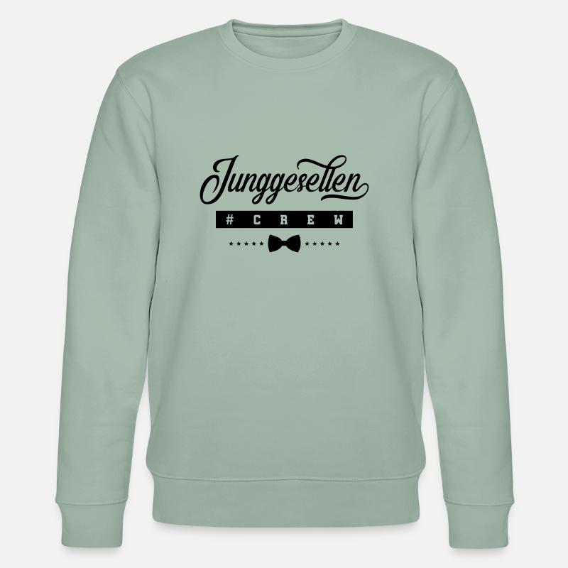 junggesellen crew - Stanley/Stella Unisex Bio-Sweatshirt CHANGER  - Helles Graugrün