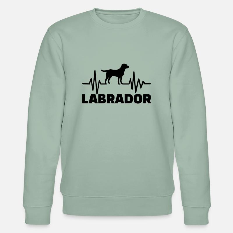 Labrador - Stanley/Stella Unisex Bio-Sweatshirt CHANGER  - Helles Graugrün