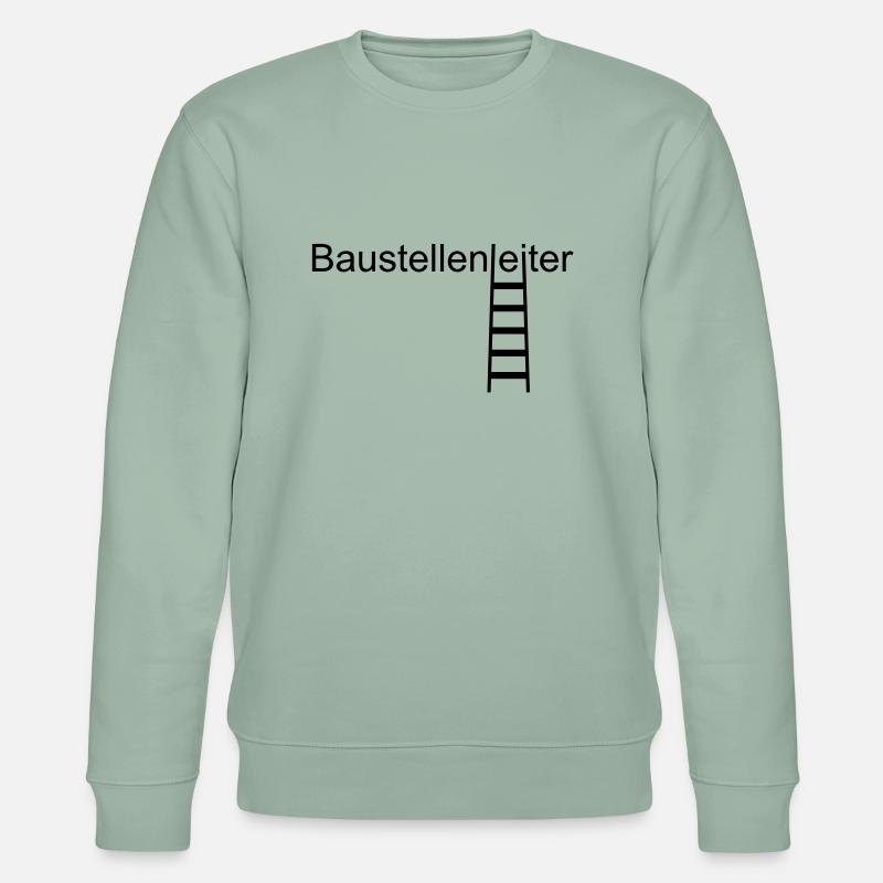 Baustellenleiter - Stanley/Stella Unisex Bio-Sweatshirt CHANGER  - Helles Graugrün