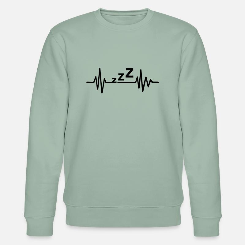 Schlafen - Stanley/Stella Unisex Bio-Sweatshirt CHANGER  - Helles Graugrün