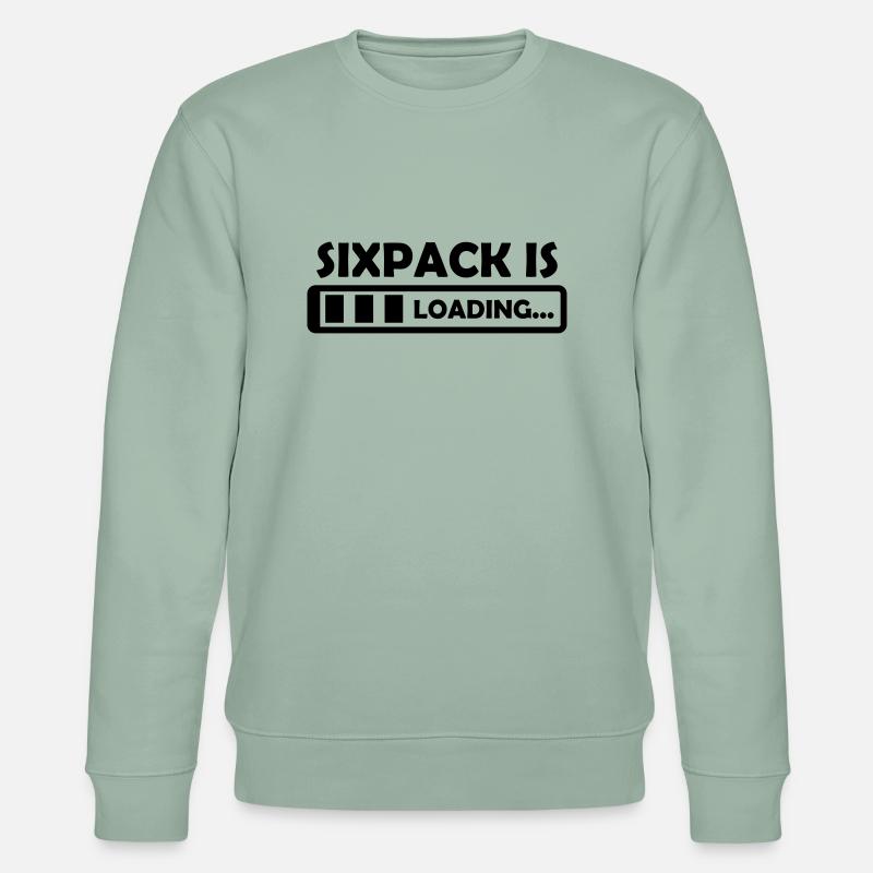 sixpack - Stanley/Stella Unisex Bio-Sweatshirt CHANGER  - Helles Graugrün