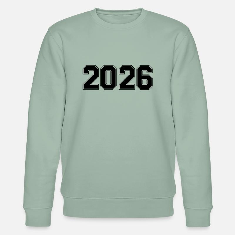 2026 - Stanley/Stella Unisex Bio-Sweatshirt CHANGER  - Helles Graugrün