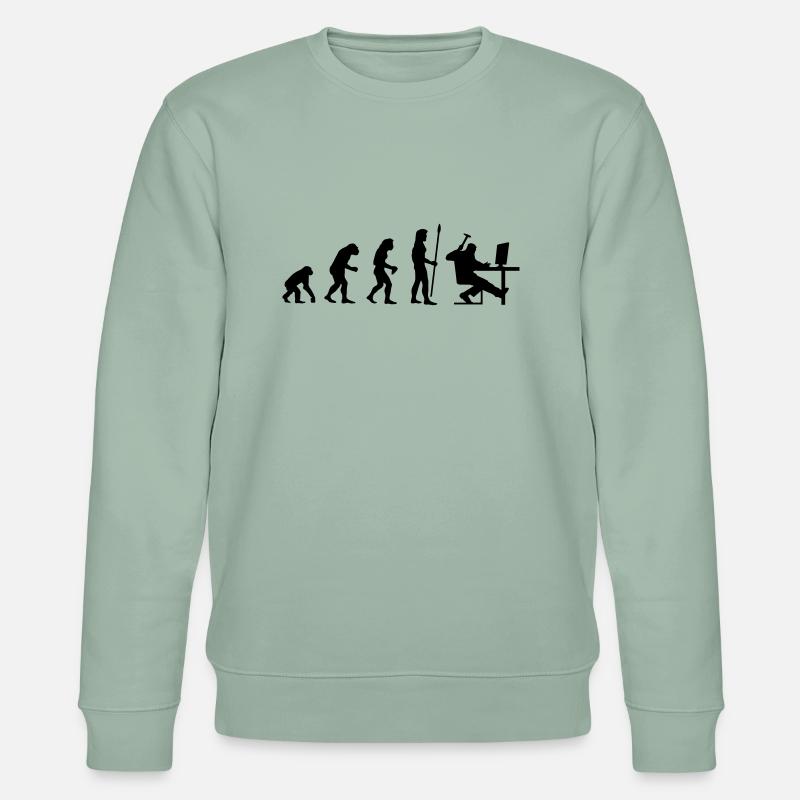 evolution_pc_1 - Stanley/Stella Unisex Bio-Sweatshirt CHANGER  - Helles Graugrün