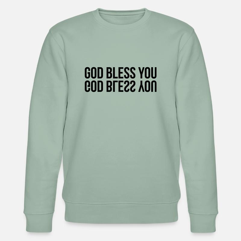 chrétien / chrétienne / catholique / religion - Sweat bio CHANGER Stanley/Stella Unisexe - vert de gris clair