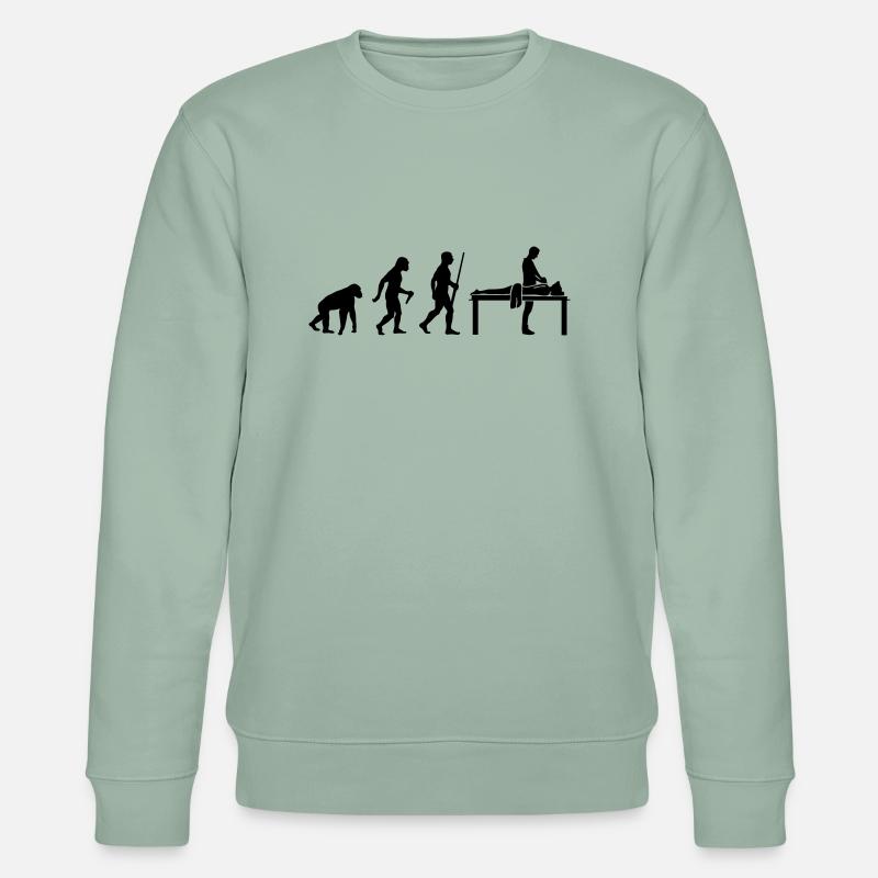 Massage Évolution - Sweat bio CHANGER Stanley/Stella Unisexe - vert de gris clair